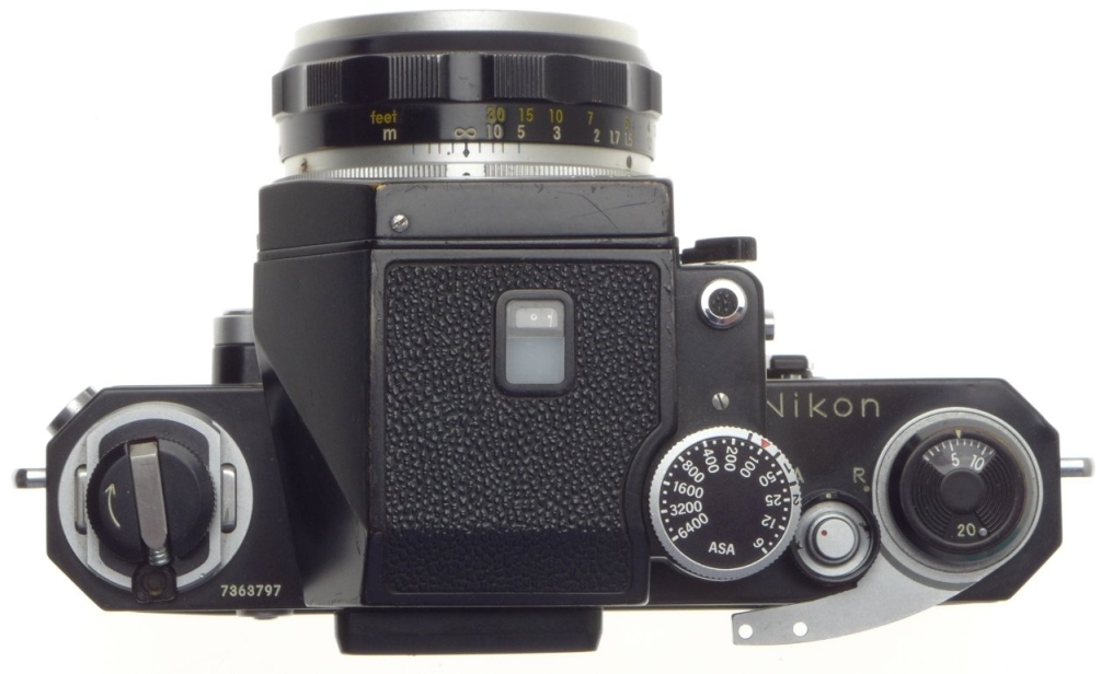Compact Interchangeable Lens Nikon f black paint 35mm camera slr body